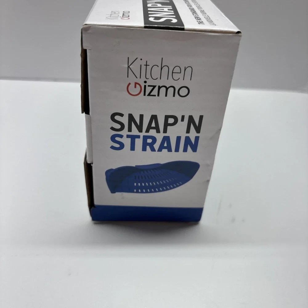 Snap N' Strain Silicone‎ Clip-On Strainer for Pots Pans and Bowls Heat resistant